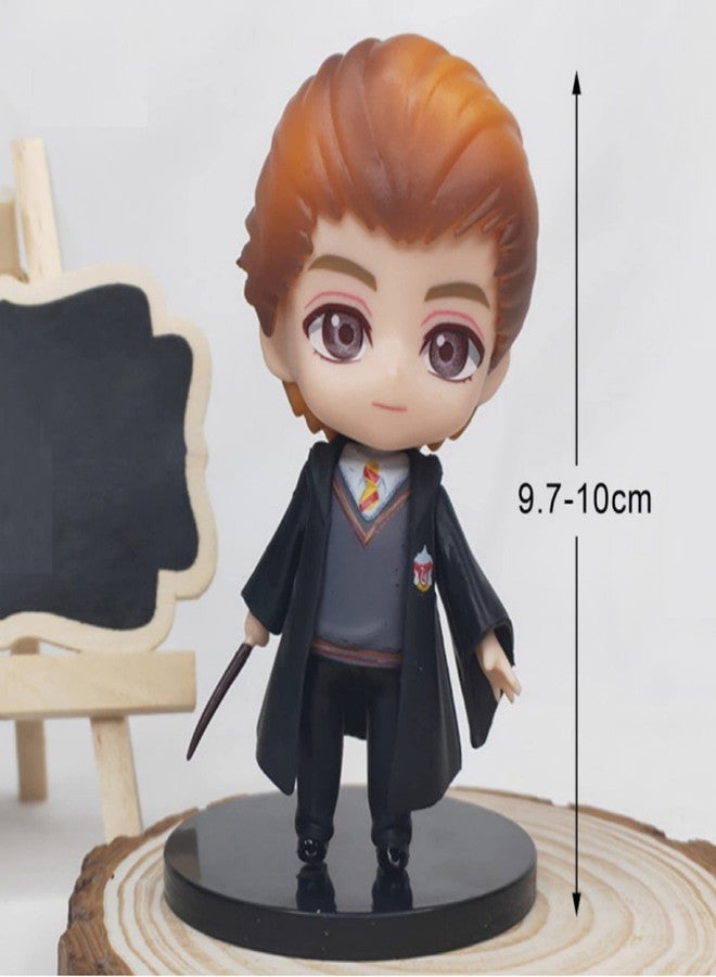 AUGEN Harry Potter Action Figures Limited Edition for Car Dashboard, Decoration, Cake, Office Desk & Study Table B-(9cm)(Pack of 6) - Image 5